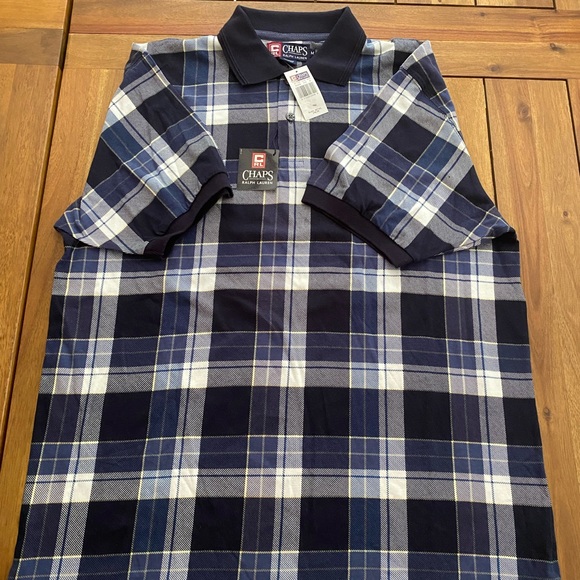 Chaps Short Sleeve Polo Style Shirt - Picture 1 of 5